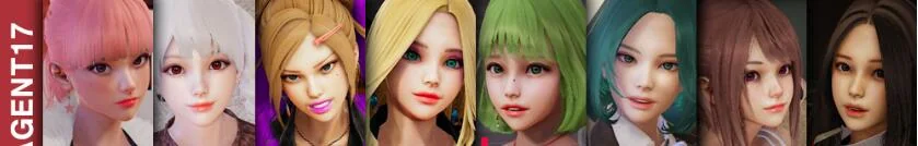 特工17游戏主视觉图，展示神秘的女特工角色